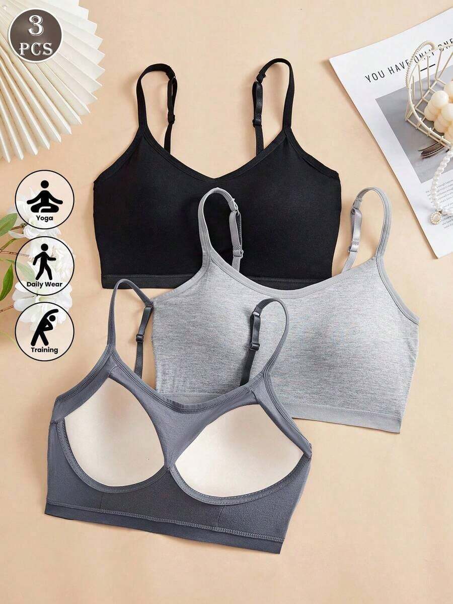 Conjunto de 3 peças de sutiãs  - Wirefree Bra Comfort avaliação e preço